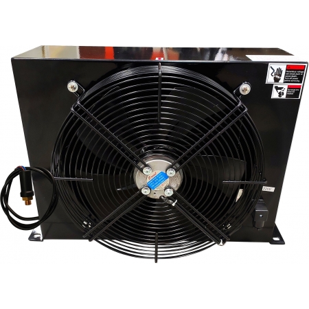 CHŁODNICA OLEJU HYDRAULICZNEGO 150 l/min 230V Z TERMOSTATEM